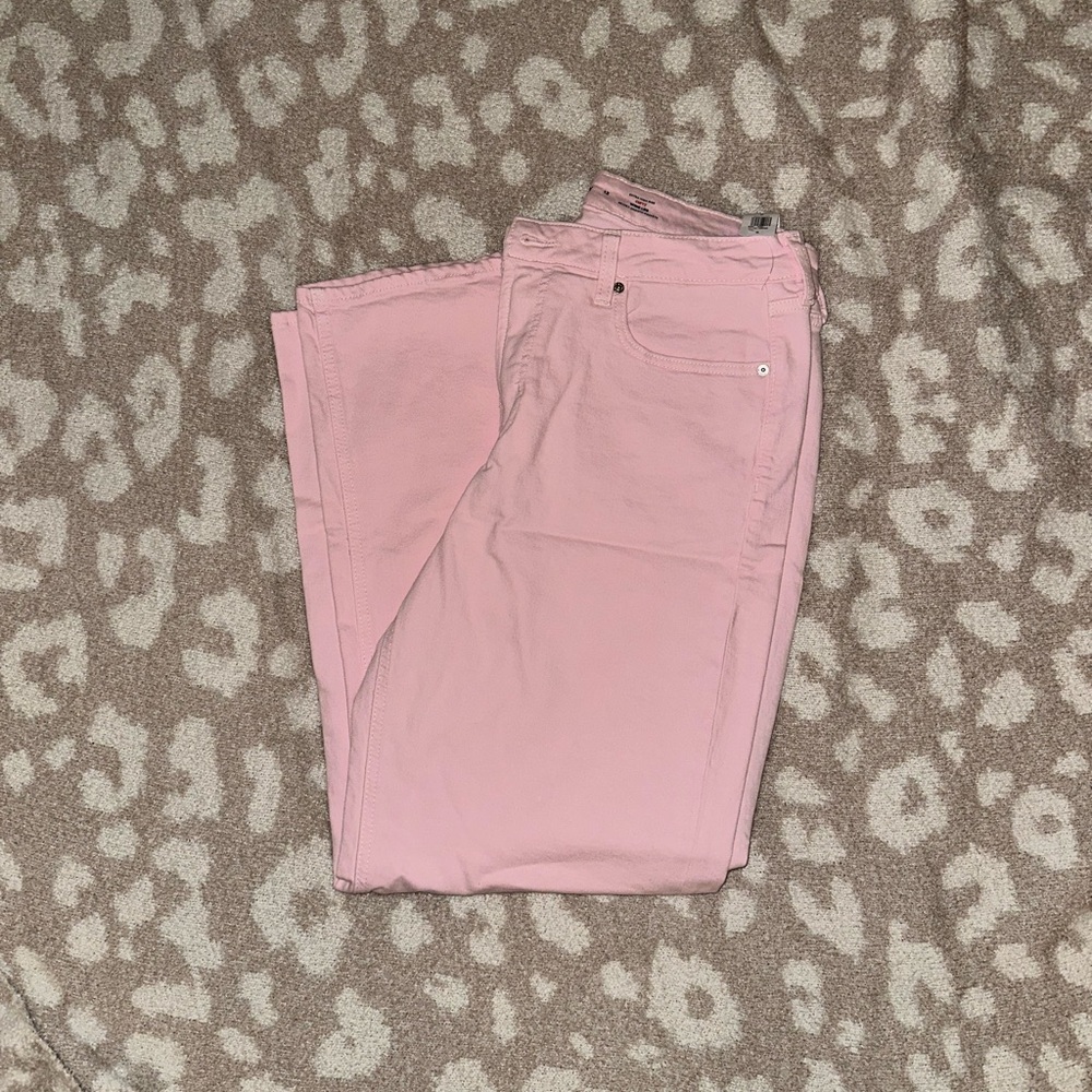Old Navy Pink Flare & Wide Leg Jeans
